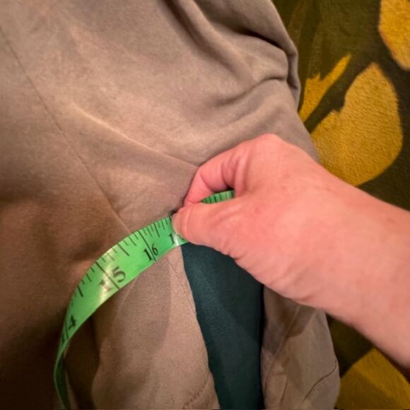 DIVIDED By H&M Utility Jacket Womens Tan Lightweight Utility Army Olive Sz S - Picture 11 of 12